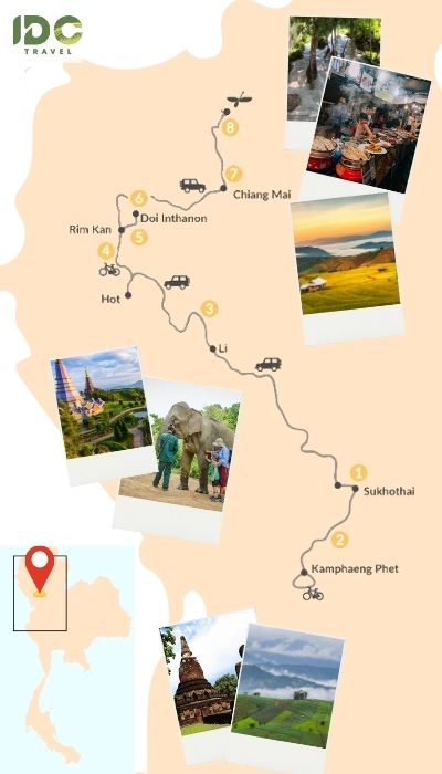 8 jours au Nord de la Thalande