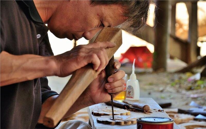 Artisan du village de Kim Bong