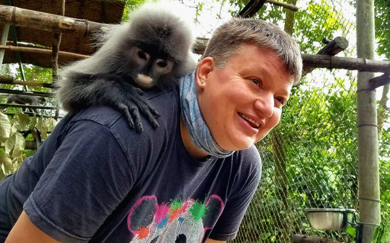 Au centre de sauvetage des primates en danger