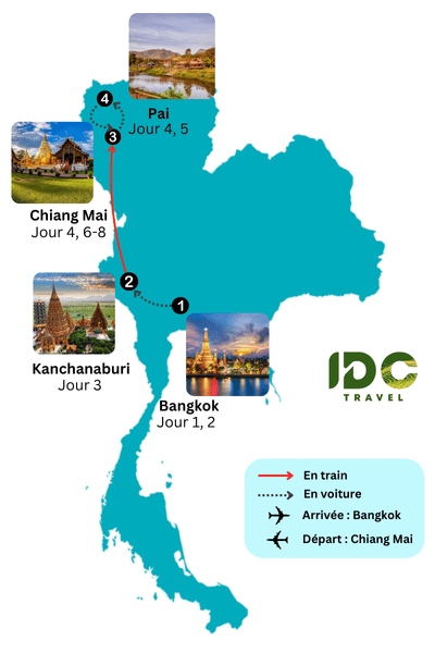 Aventure Nord Thaïlande Pai et Chiang Mai en 8 jours