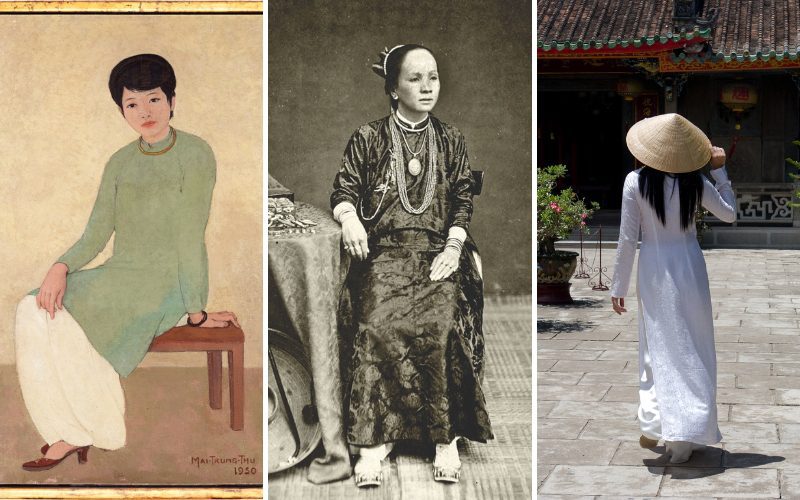 Ao Dai dans l'art, l'histoire et la vie quotidienne