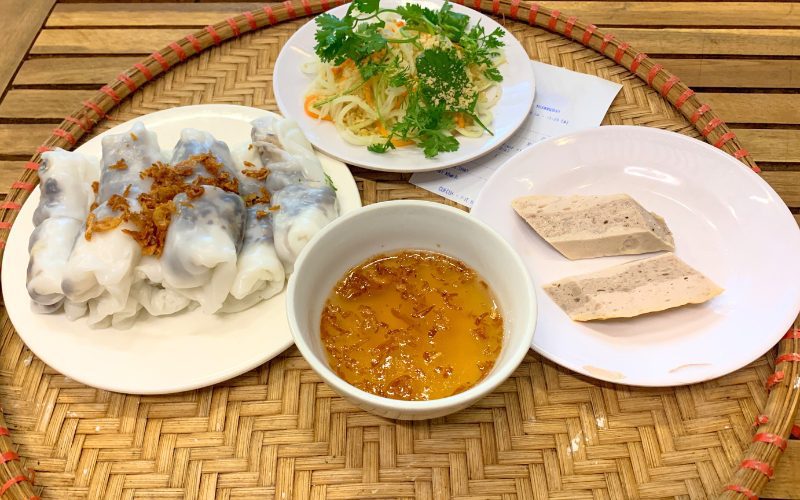 Banh Cuon Vietnam, riz, viande,