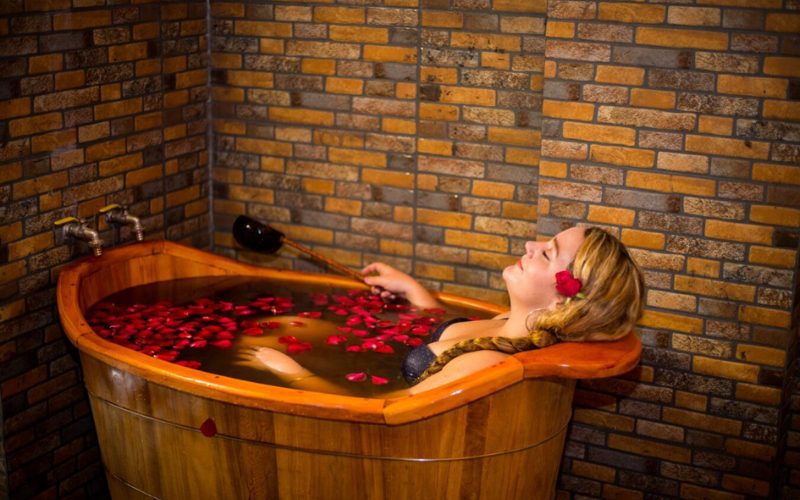 bain aux herbes traditionnelles des Dao