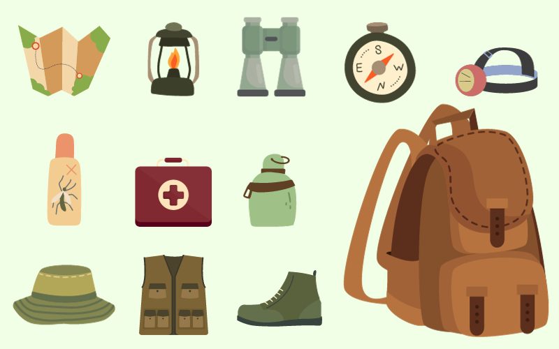 Bagages essentiels pour l'aventure dans la nature au Laos