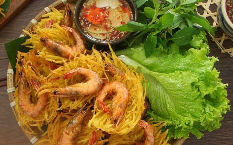 Banh tom Ho Tay - Restaurant de gâteaux aux crevettes du lac d'Ouest