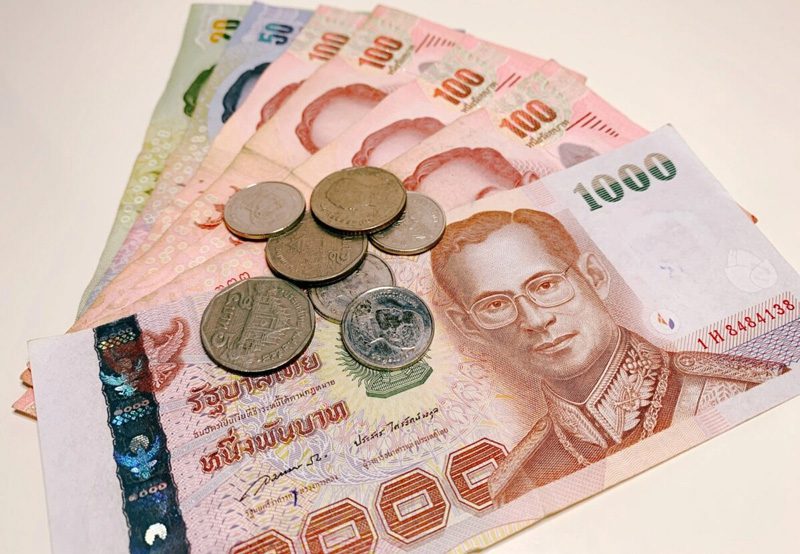 Le baht est l'unité monétaire de la Thaïlande
