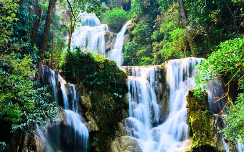 Cascade de Kuang Si Laos