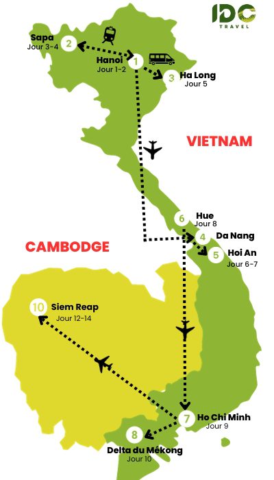 Circuit Vietnam Cambodge 14 jours Des hauteurs de Sapa aux mystères d'Angkor