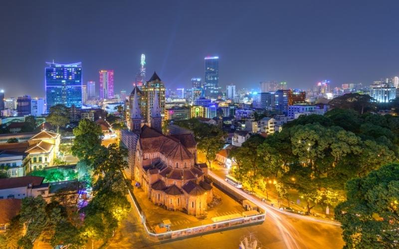 Cathédrale Notre-Dame la nuit