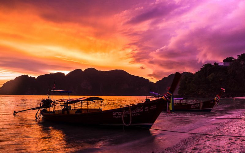 Coucher de soleil à Phi Phi