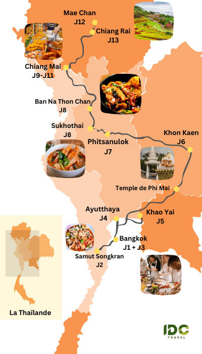 Circuit gourmand en Thaïlande 13 jours