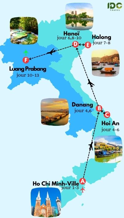 Combinaison des merveilles du Vietnam et du Laos en 13 jours