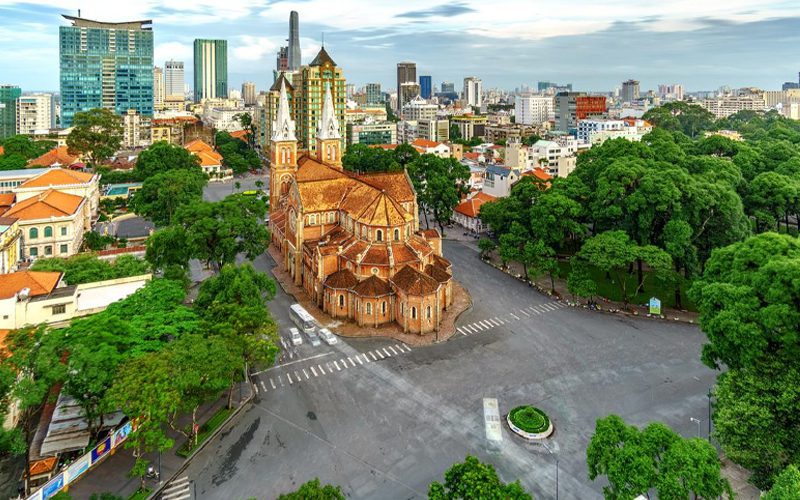 Cathédrale de Notre Dame de Saigon - Ho Chi Minh Ville en 3 jours