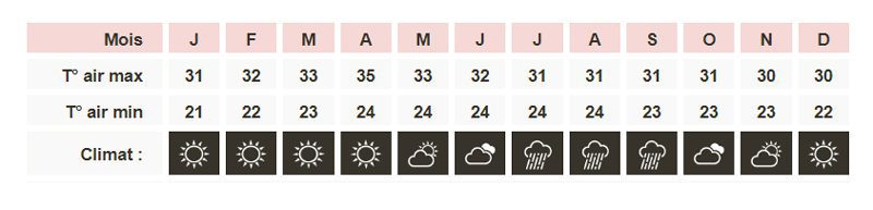Climat du sud du Vietnam