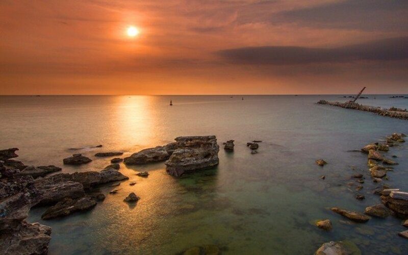 Coucher de soleil sur l'île de Phu Quoc