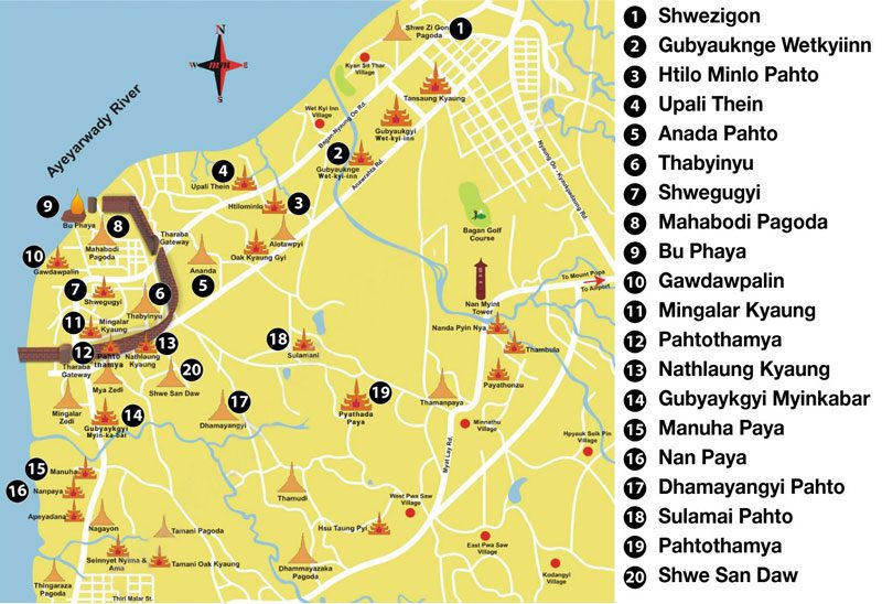 Carte de Bagan
