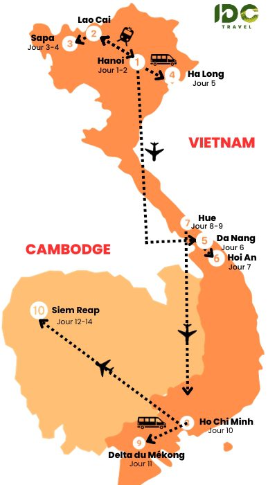 Circuit authentique Vietnam Cambodge en 14 jours
