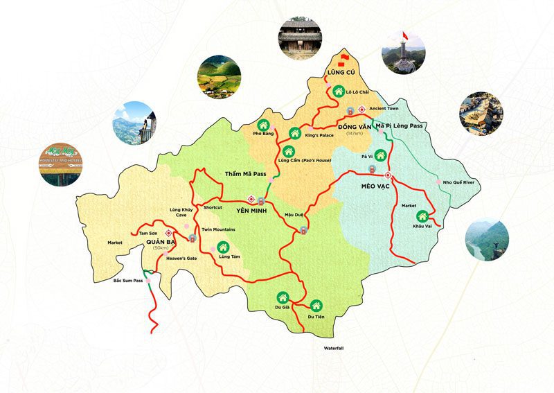 Carte de Ha Giang
