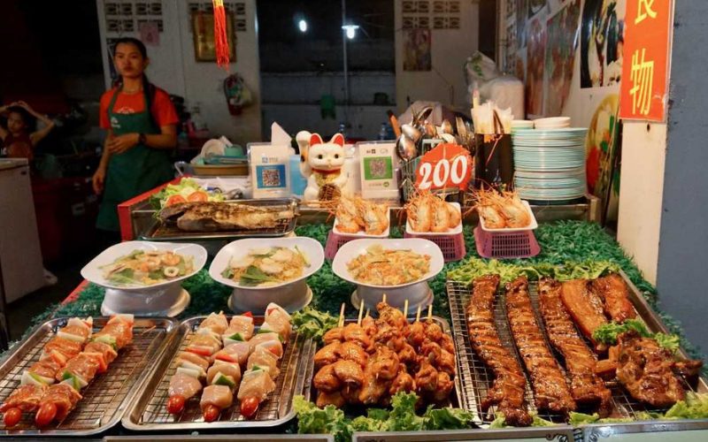 cuisine de rue à Pattaya