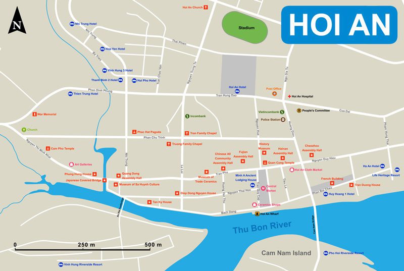 Carte de Hoi An