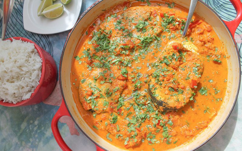 Curry de poisson-chat
