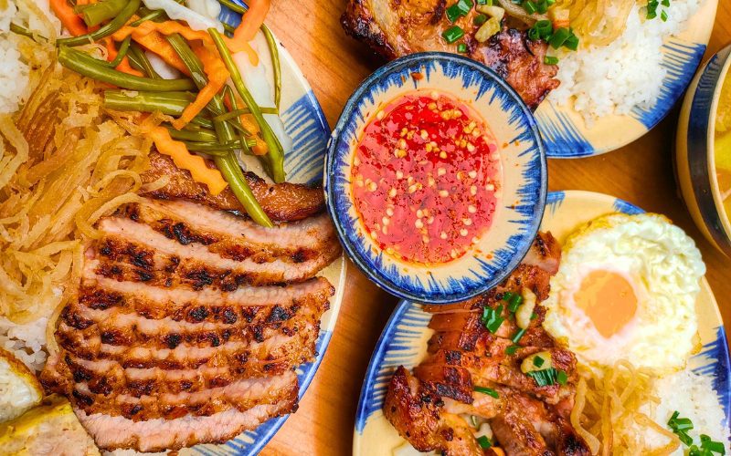 Cơm Tấm Saïgon (Riz cassé) Conseils de voyage Hô Chi Minh-Ville