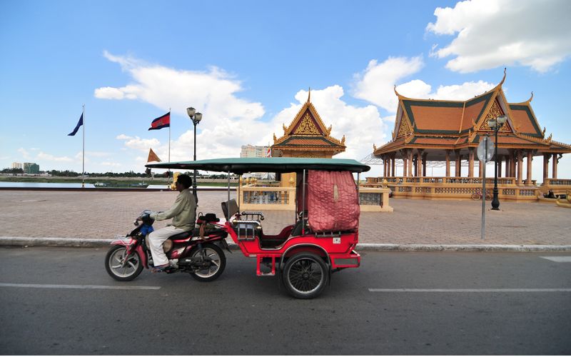 Découverte de Phnom Penh en tuk tuk
