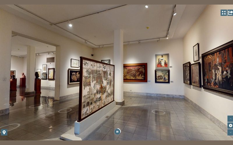 Découvrir le Musée à distance grâce à 3D Tour