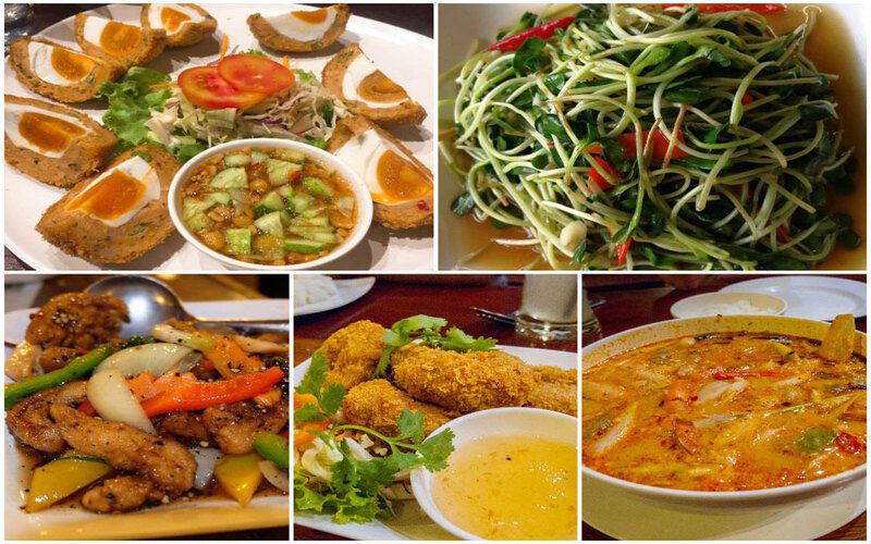 Des plats à Krua Khao Yai