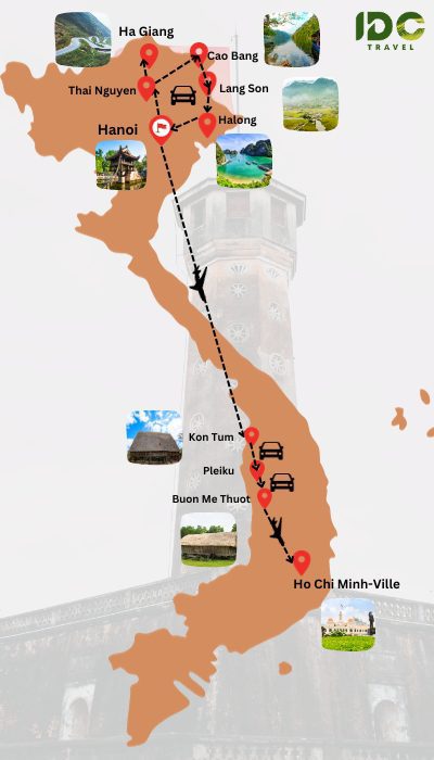 Du Nord-Est aux Hauts Plateaux du Vietnam 16 jours