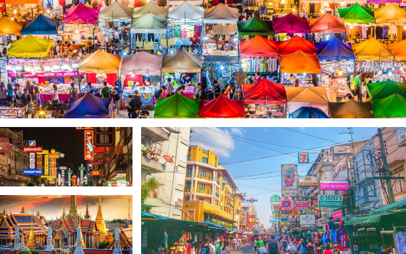 Des destinations à Bangkok