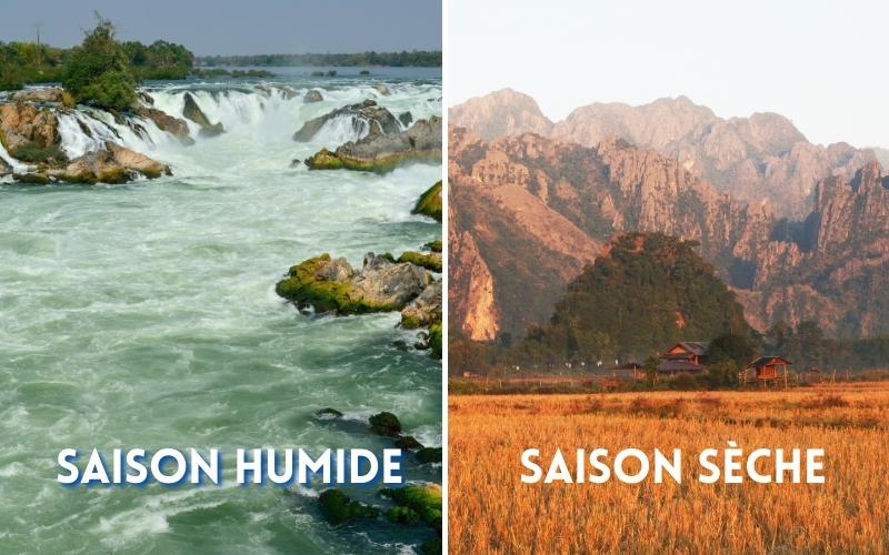 Deux saisons principales au Laos