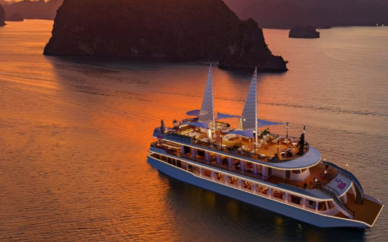 Dîner-croisière dans la baie d'Halong