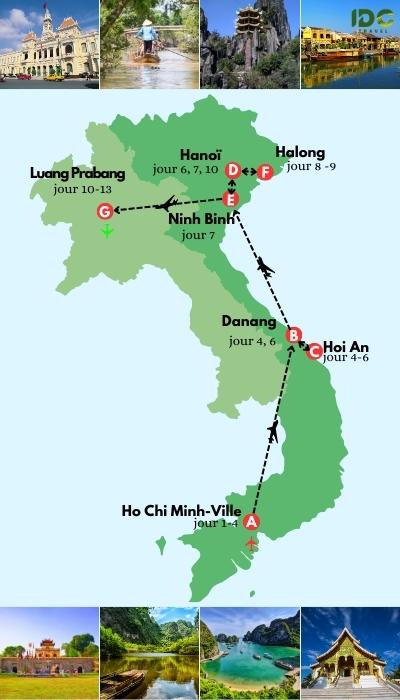 Découverte des patrimoines du Vietnam et du Laos en 13 jours