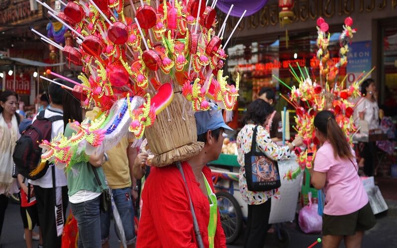 Des souvenirs colorés à Chinatown