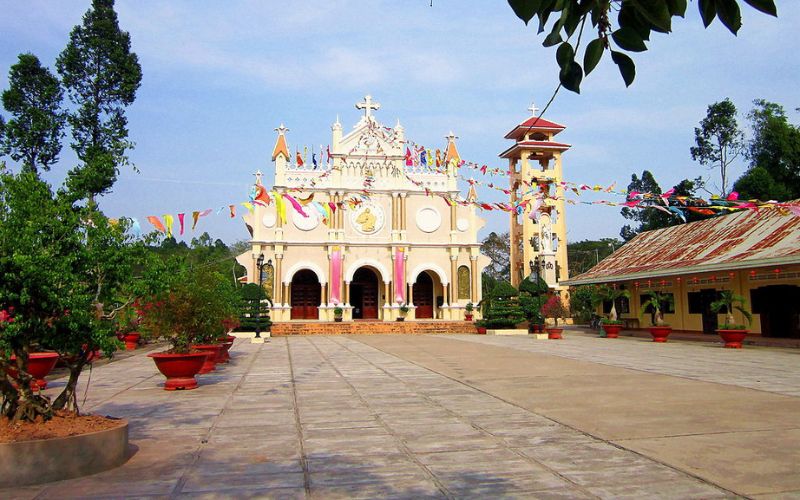 Église catholique de Con Phuoc - Mekong Pandaw 11 jours