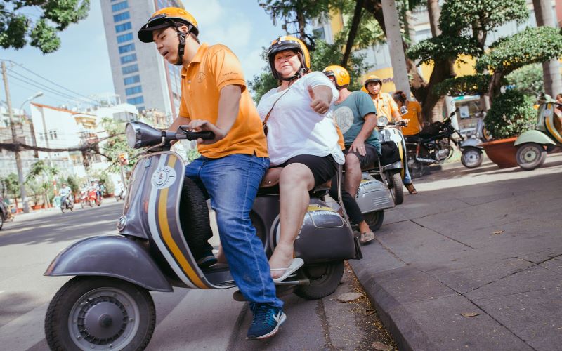 Excursion de 1 jour à Ho Chi Minh-Ville en Vespa