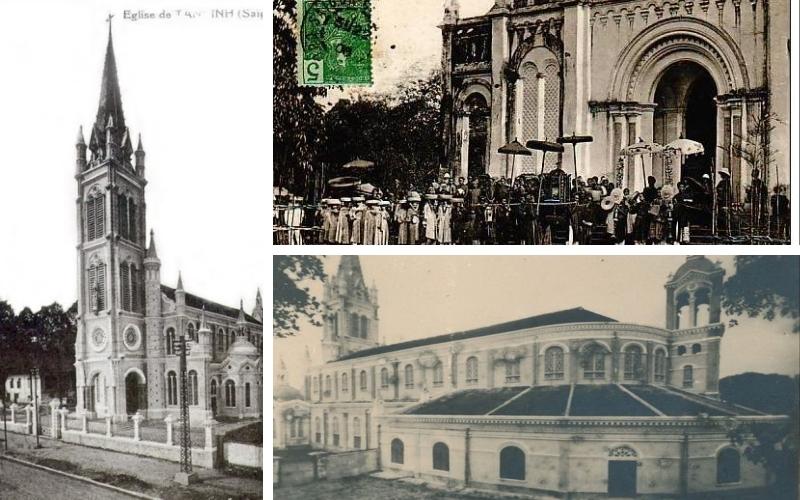 Église Tan Dinh dans le passé