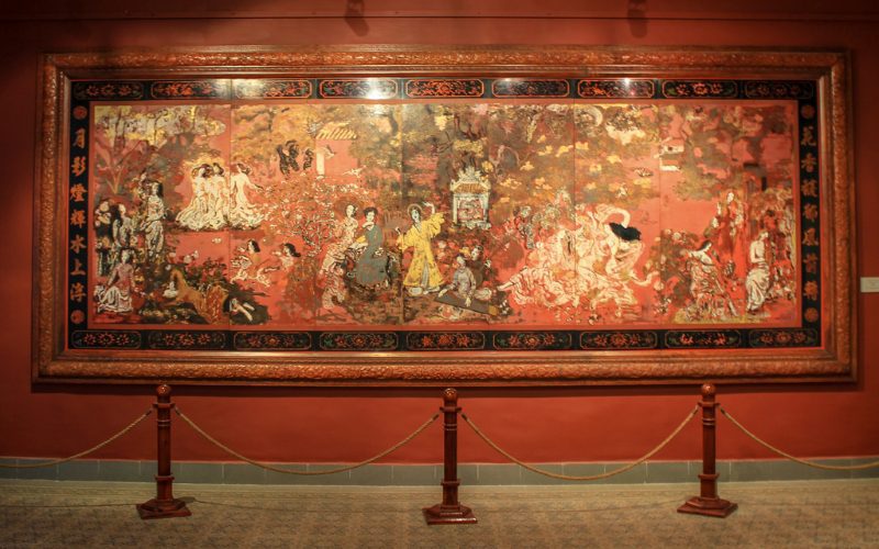 Exposition du trésor national "Nord - Centre - Sud - Jardin de printemps" au musée