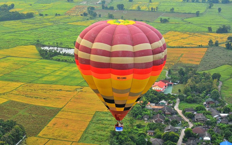 Expérience de vol en montgolfière à Chiang Mai