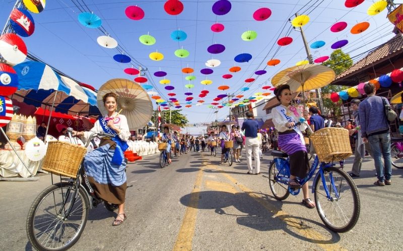Festival du parapluie de Bo Sang