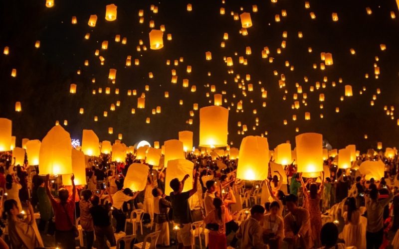 Festival de la lumière Loy Krathong