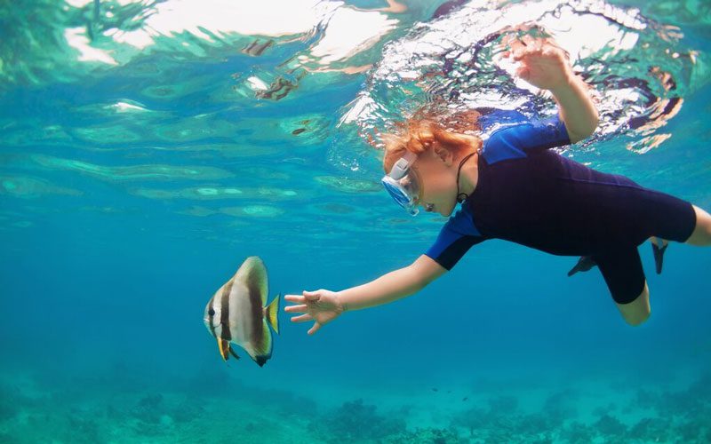 Faites de la plongée avec tuba sur les rives de la baie de Phang Nga