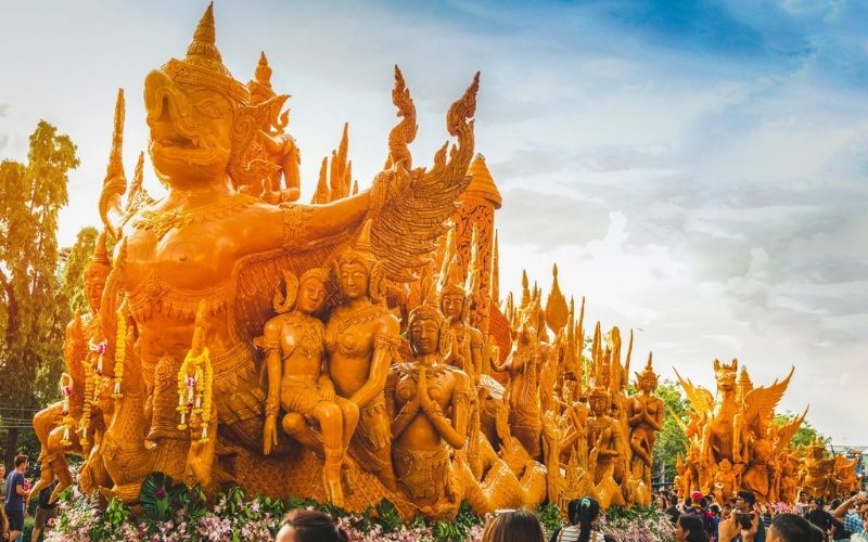 Festival des bougies d'Ubon Ratchathani