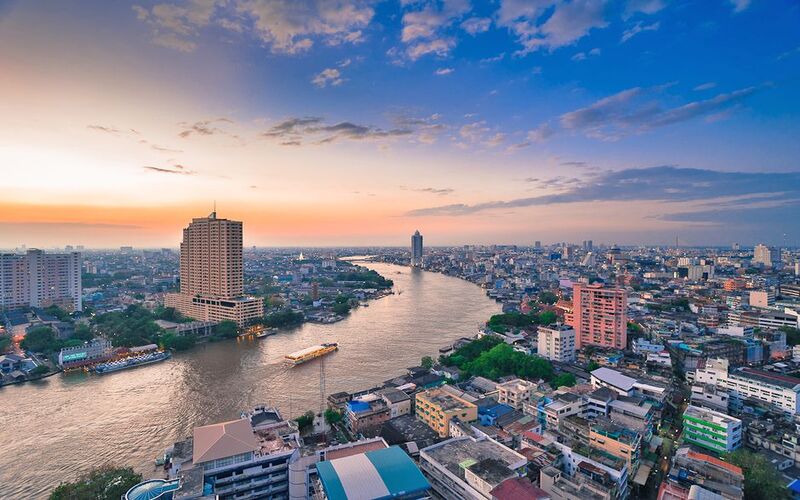 Fleuve Chao Phraya à Bangkok