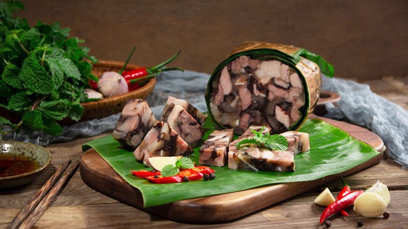 Gio thu, pâté de tête à la vietnamienne