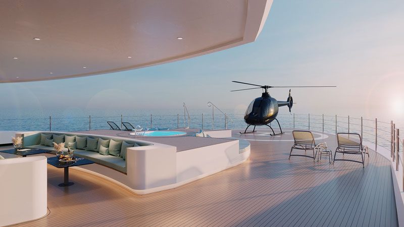 Héliport de La Siesta Superyacht