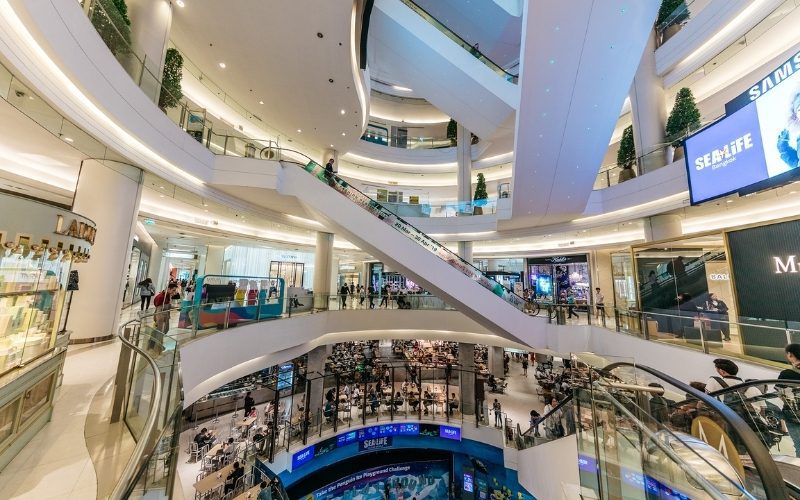 Intérieur du centre commercial Siam Paragon