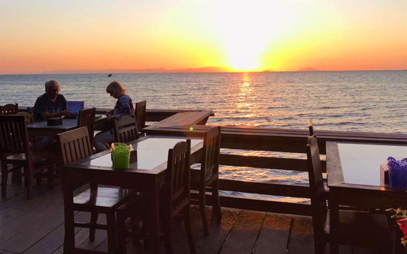 Kimly Restaurant et sa vue sur mer