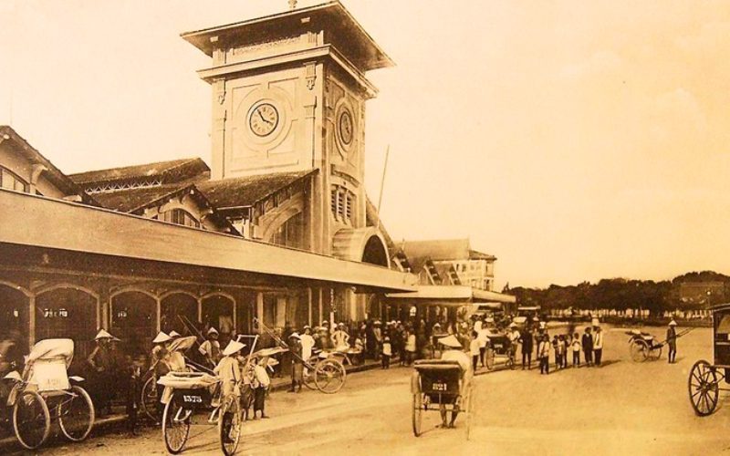 Le marché Bến Thành dans le passé